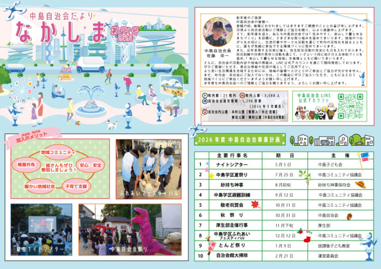 中島自治会だより2026